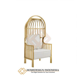 Kursi Mewah Minimalis Stainless Golden Candy Baloon Design JF-295