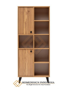 Lemari Hias Minimalis Kayu Jati Modern Style JF 244