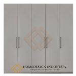 Lemari Pakaian Minimalis Pintu 5 Solid Duco JF-237