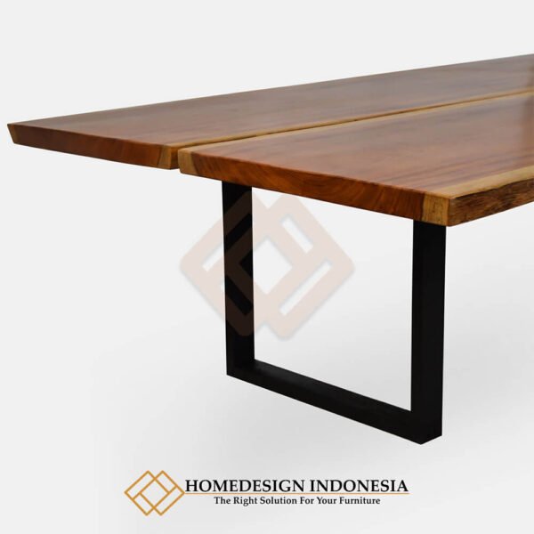 Meja Kayu Suar Utuh Solid Minimalis Industrial Style JF-263.2