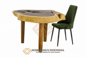Meja Makan Kayu Trembesi Root Design Best Seller JF-258