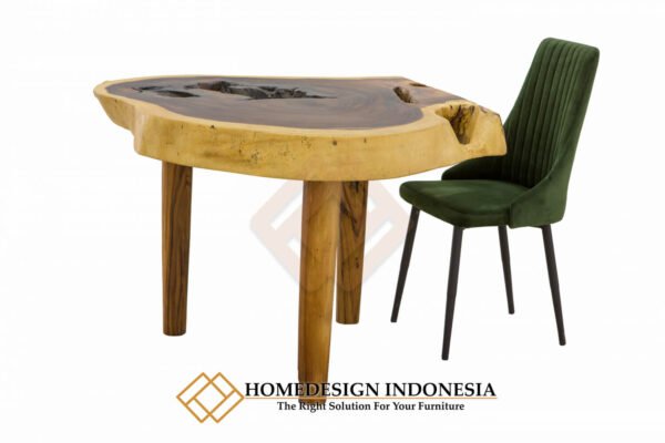 Meja Makan Kayu Trembesi Root Design Best Seller JF-258