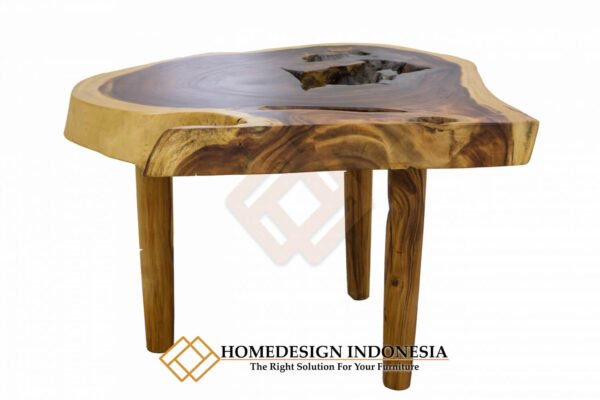 Meja Makan Kayu Trembesi Root Design Best Seller JF-258.1