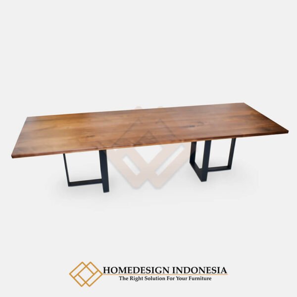 Meja Makan Minimalis Kayu Suar Industrial Style JF-255.1