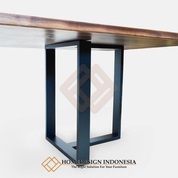 Meja Makan Minimalis Kayu Suar Industrial Style JF-255.2