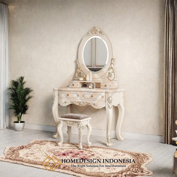 Meja Rias Mewah Klasik Ukiran Luxury Type JF-266.1