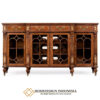 Meja TV Jati Mewah Classic Marquetry Natural Color JF-300