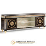 Meja TV Mewah Solid Duco Classic Luxurious Type JF-299