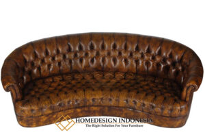Sofa Chesterfield Minimalis New Design Luxury Leather JF-249