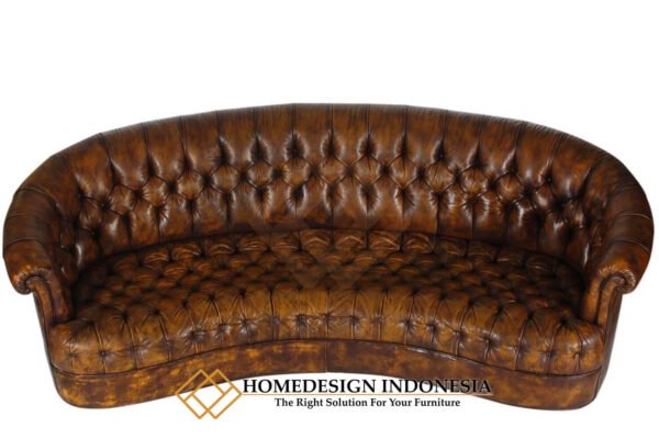 Sofa Chesterfield Minimalis New Design Luxury Leather JF-249