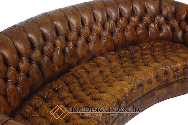 Sofa Chesterfield Minimalis New Design Luxury Leather JF-249.2