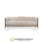 Sofa Chesterfield Minimalis Rangka Kayu Jati Berkualitas JF-247