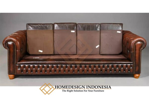 Sofa Chesterfield Original Kulit Asli Berkualitas JF-250.1