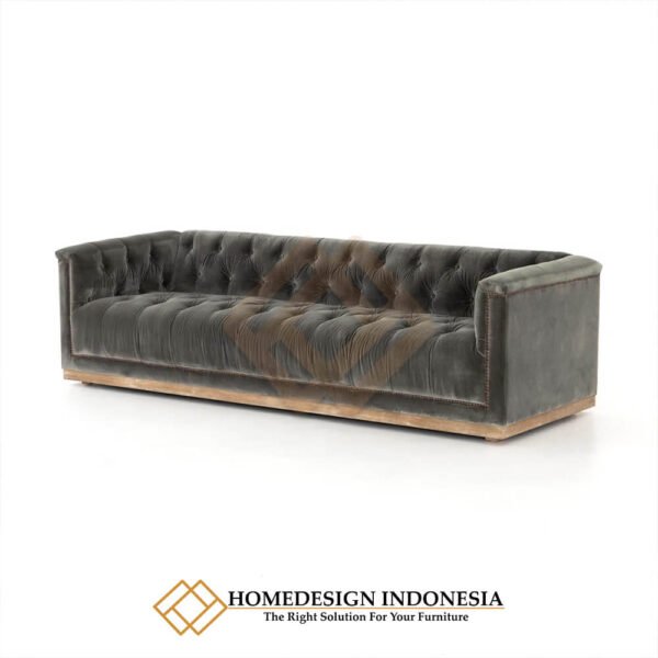 Sofa Tamu Chesterfield Minimalis Rustic Elegant Design JF-246