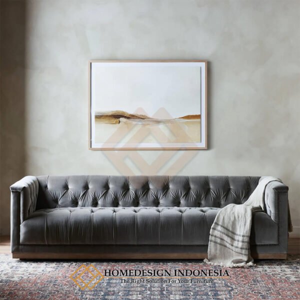 Sofa Tamu Chesterfield Minimalis Rustic Elegant Design JF-246.1