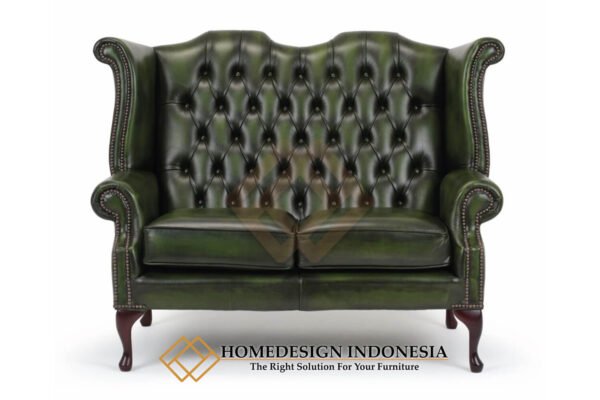 Sofa Tamu Jati Mewah Godfather Wing Chair Design JF-279.1