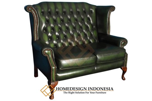 Sofa Tamu Jati Mewah Godfather Wing Chair Design JF-279.2