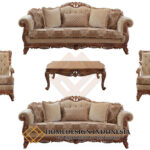Sofa Tamu Jepara Klasik Ukiran Mewah Furniture Jakarta JF-272