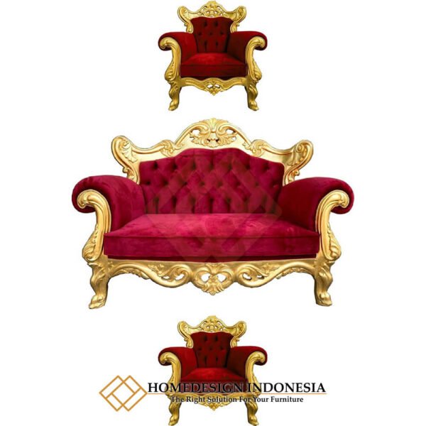 Sofa Tamu Mewah Jepara Golden Classy Kingdom Style JF-270.1