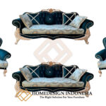 Sofa Tamu Mewah Ukiran Klasik Jepara Luxury Fabric JF-269
