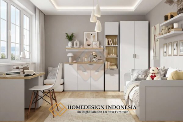 Tempat Tidur Tingkat Anak Solid Duco Minimalis Design JF-233.2