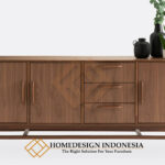 Bufet TV Jati Minimalis Cantik Desain Kekinian JF-324