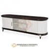 Bufet TV Minimalis Solid Duco Model Salur Cantik JF-347