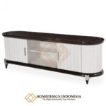 Bufet TV Minimalis Solid Duco Model Salur Cantik JF-347