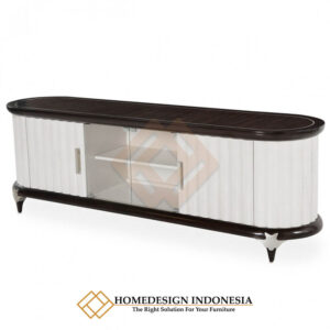 Bufet TV Minimalis Solid Duco Model Salur Cantik JF-347
