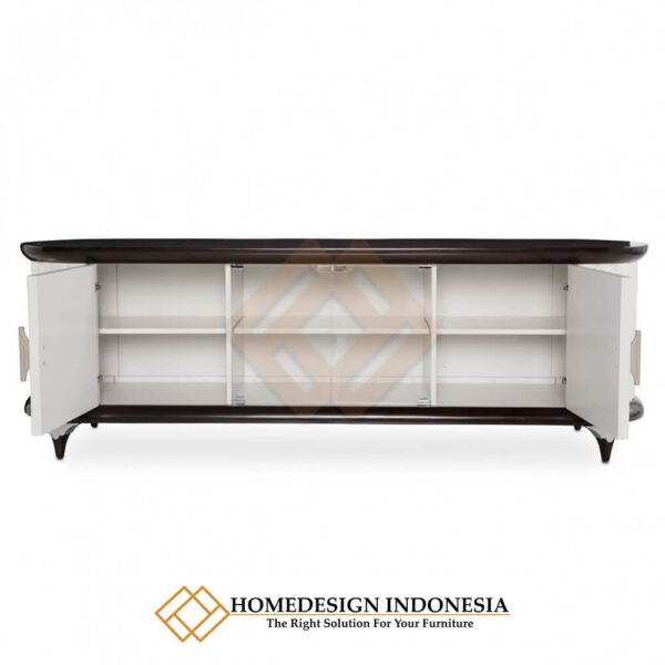 Bufet TV Minimalis Solid Duco Model Salur Cantik JF-347.1