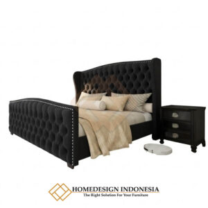 Dipan Mewah Minimalis Modern Full Kain Desain Cantik JF-328