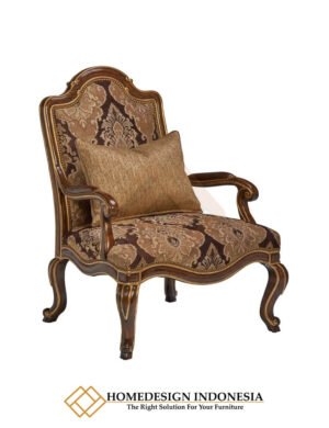 Kursi Jati Mewah Turkish Fabric Majestic Style JF-304