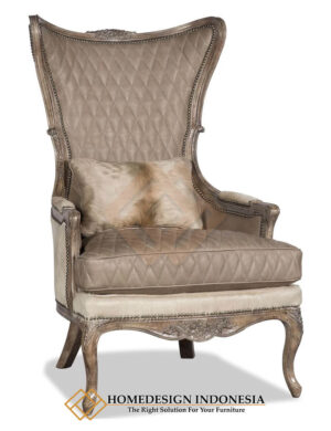 Kursi Sofa Mewah Jepara Kulit Sapi Original Desain Cantik JF-303