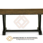 Meja Makan Industrial Minimalis Cantik Rustic Style JF-329