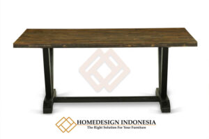 Meja Makan Industrial Minimalis Cantik Rustic Style JF-329