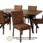 Meja Makan Jepara Minimalis Scandinavian Design JF-332