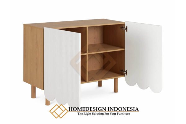 Meja TV Minimalis Putih Unik Autentik Sale JF-322.1