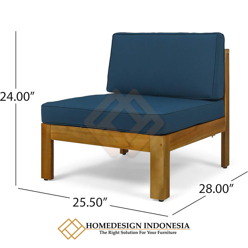 Sofa Outdoor Kayu Jati Grade A Minimalis Kualitas Terbaik JF-340.2 Sofa Outdoor Kayu Jati Grade A Minimalis Kualitas Terbaik JF-340.2