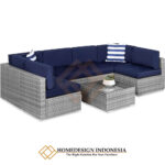 Sofa Outdoor Sunbrella Fabric Cover Minimalis Cantik JF-339