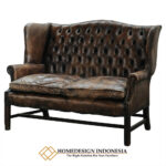 Sofa Tamu Chesterfield Wing Chair Desain Cantik JF-343