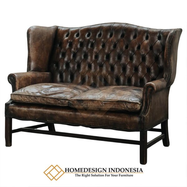 Sofa Tamu Chesterfield Wing Chair Desain Cantik JF-343