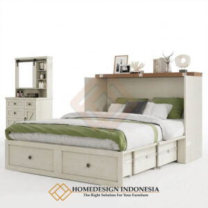Tempat Tidur Minimalis Jepara White Rustic Elegance JF-325