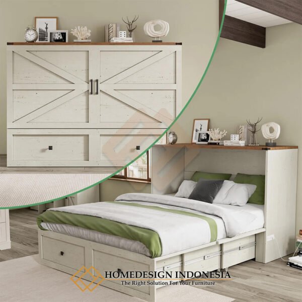 Tempat Tidur Minimalis Jepara White Rustic Elegance JF-325.2
