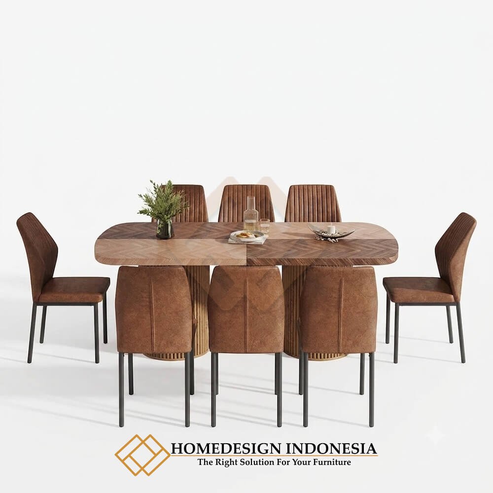 Harga Meja Makan Minimalis Jepara Gervinci Marquetry Style JF-359 Harga Meja Makan Minimalis Jepara Gervinci Marquetry Style JF-359
