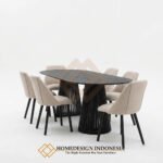 Meja Makan Minimalis Terbaru Desain Oval Eksklusif JF-353 3 Meja Makan Minimalis Terbaru Desain Oval Eksklusif JF-353
