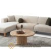 Set Sofa L Minimalis Jati Rangka Kayu Solid Cantik JF-366