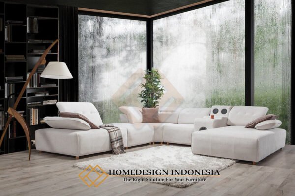 Set Sofa Sudut Minimalis Modern Soft Royal Foam Design JF-365.1