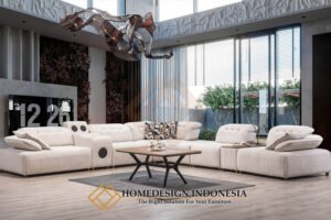 Set Sofa Sudut Minimalis Modern Soft Royal Foam Design JF-365