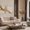 Sofa Minimalis Modern Rangka Kayu Jati Solid Desain Cantik JF-361
