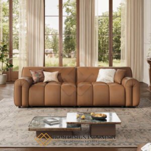 Sofa Tamu Minimalis 2 Dudukan Elegant Leather Original JF-376